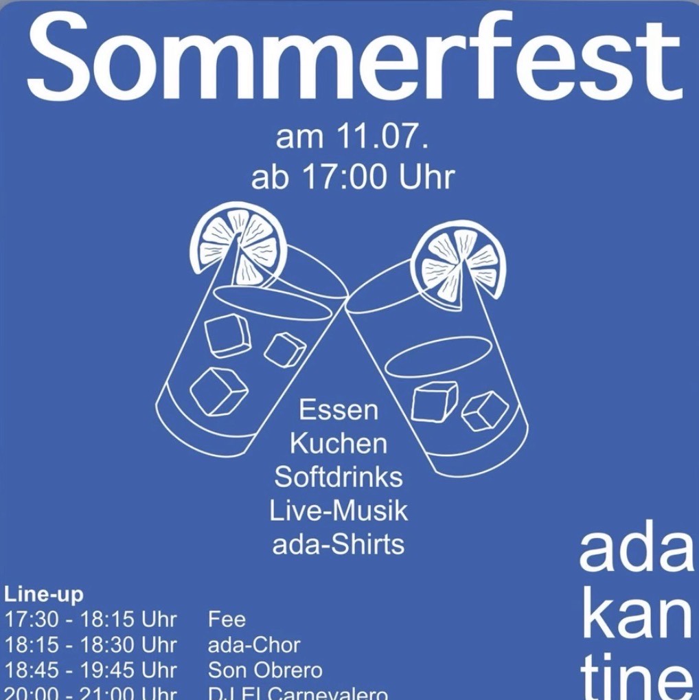 Sommerfest der Ada Kantine