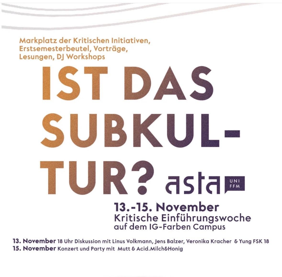 Ist das Subkultur?
