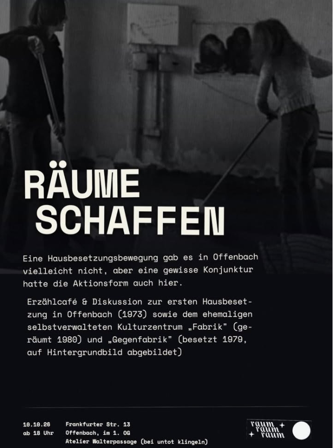 Räume schaffen