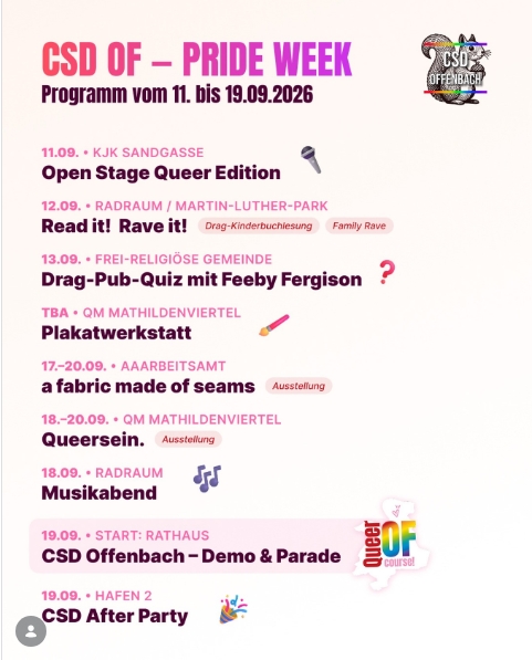 Der erste CSD in Offenbach