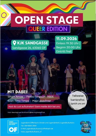 🌈 Queere Open Stage