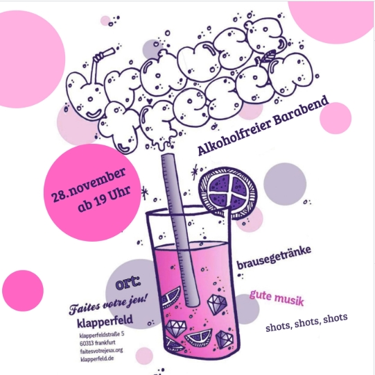Brausetresen: alkoholfreier Barabend