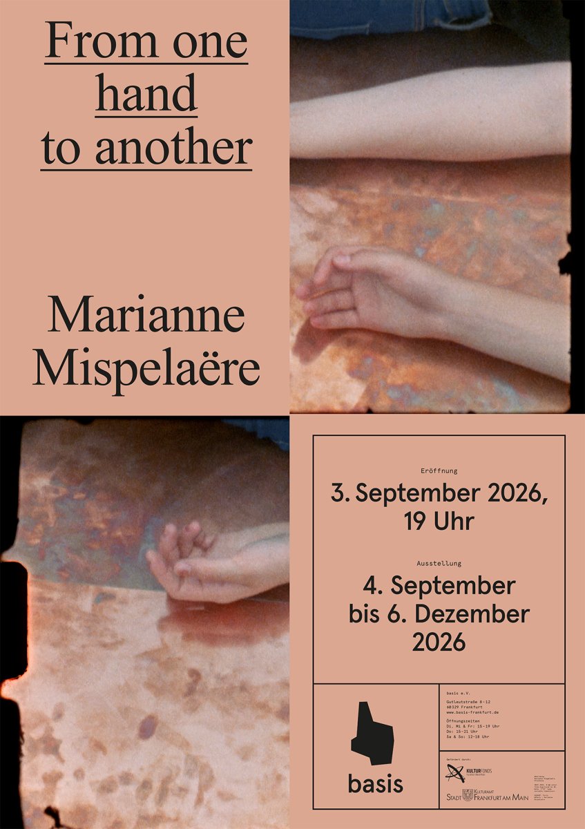 Marianne Mispelaëre: „from one hand to another“