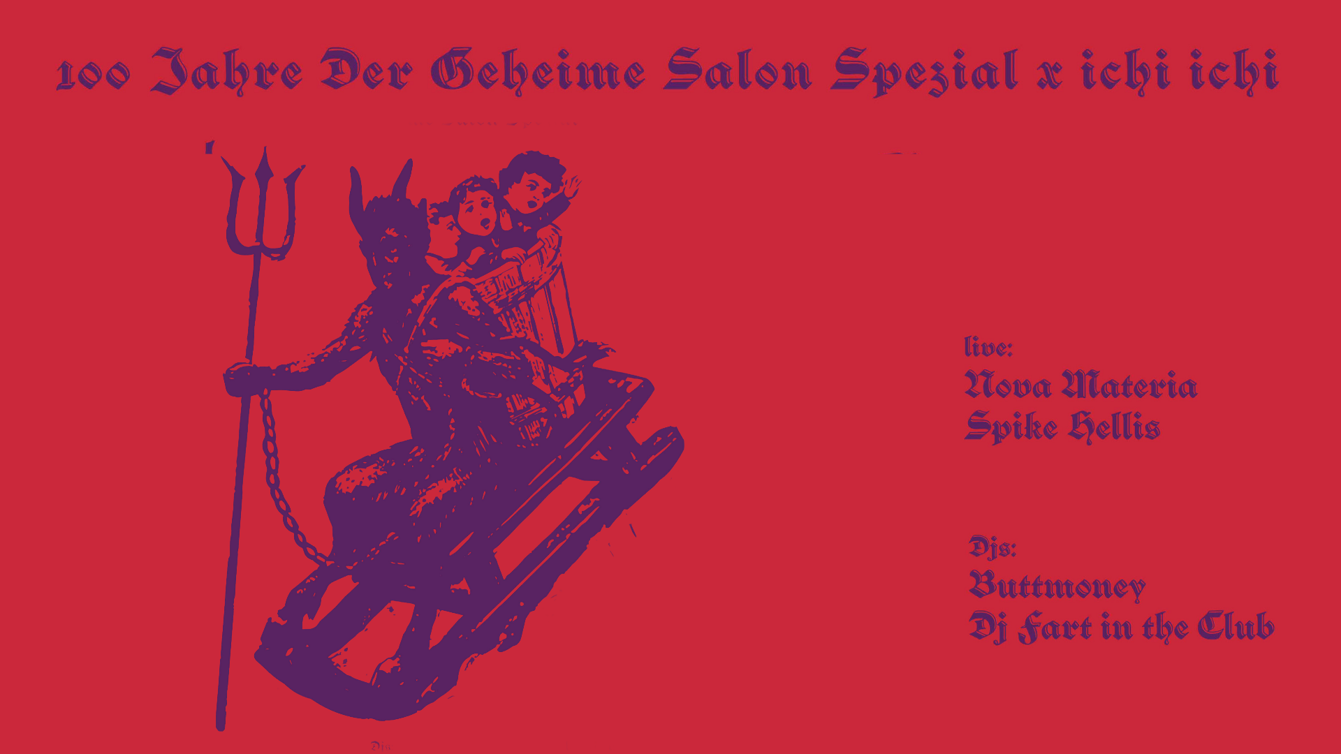 100 Jahre Der Geheime Salon Spezial x ichi ichi