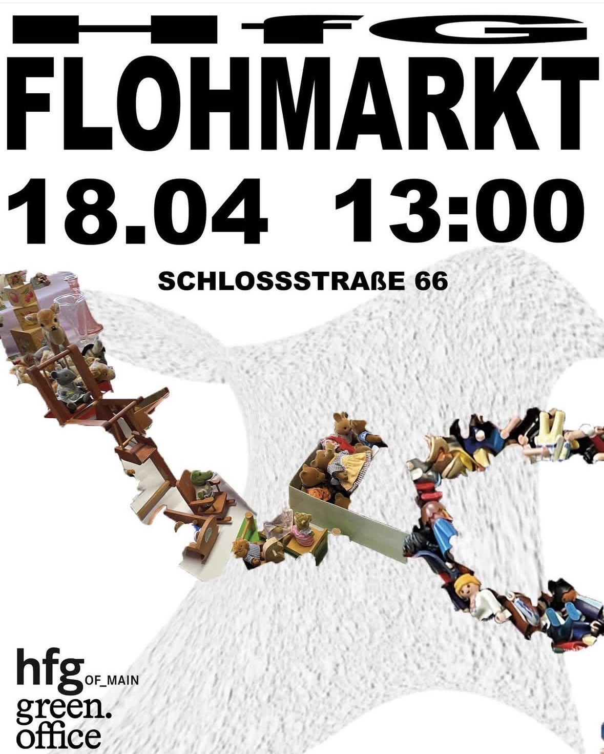 Flohmarkt auf dem Schlossplatz