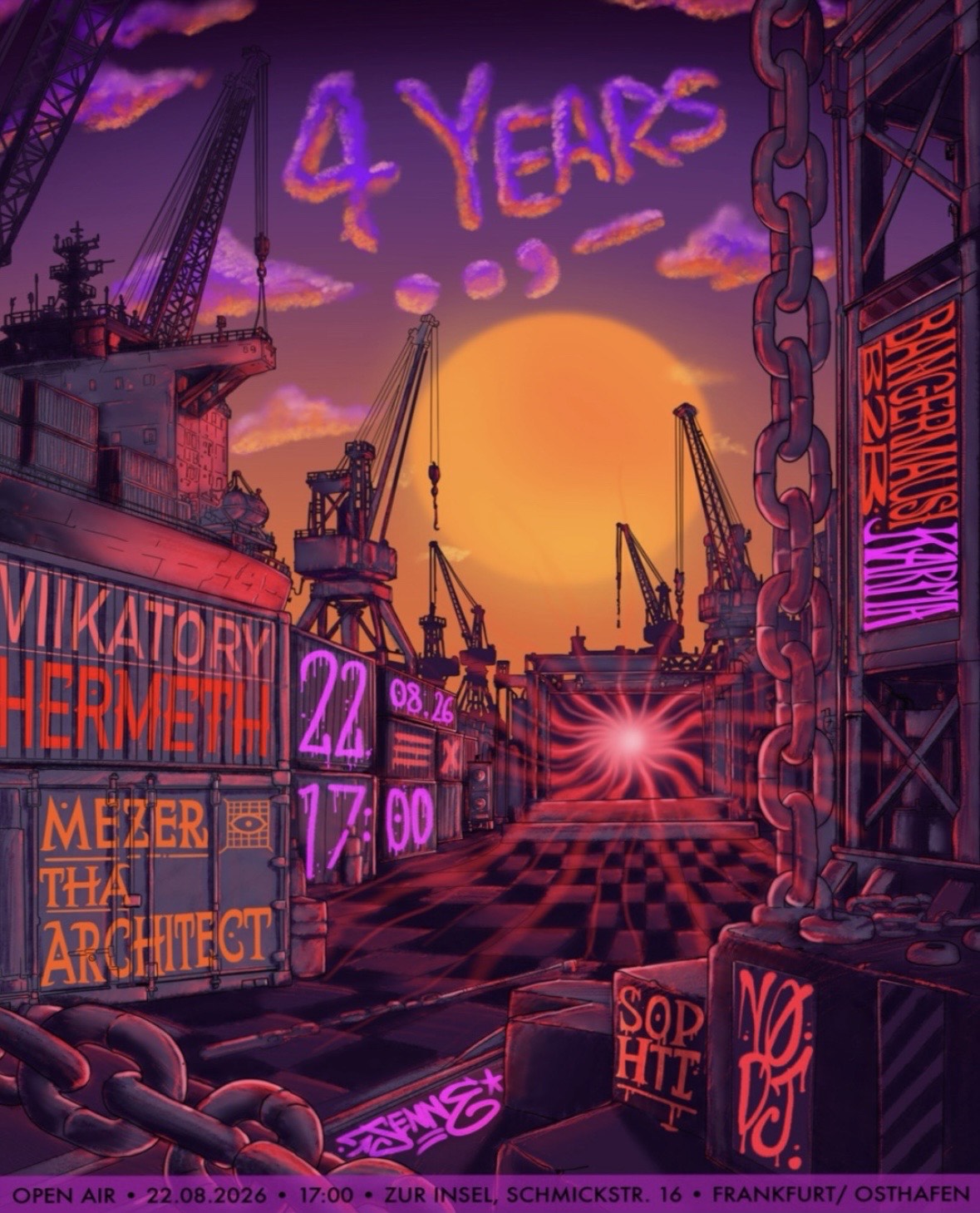 4 Jahre punktpunktkommastrich-Tattoo Studio