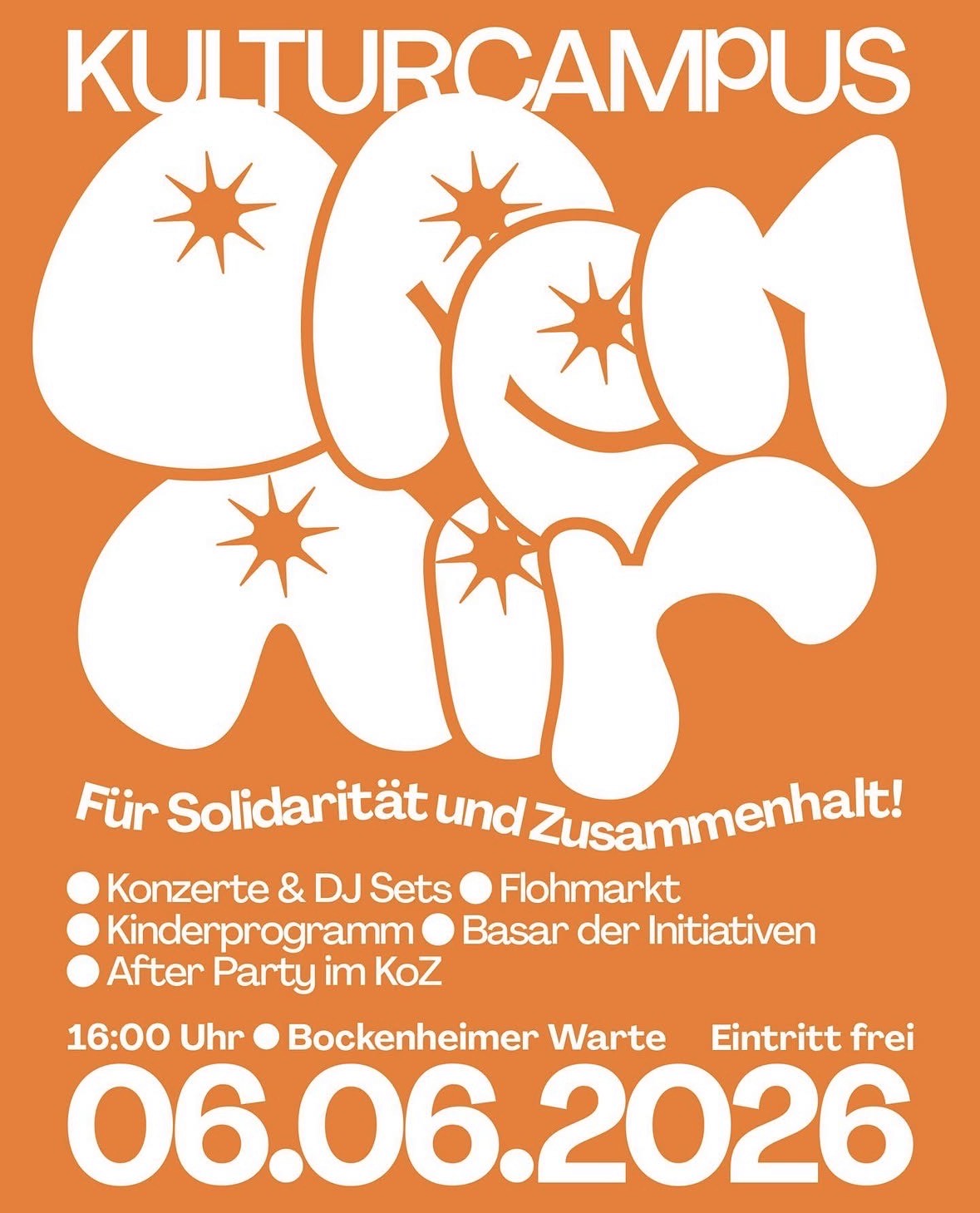 KULTURCAMPUS OPEN AIR 2026