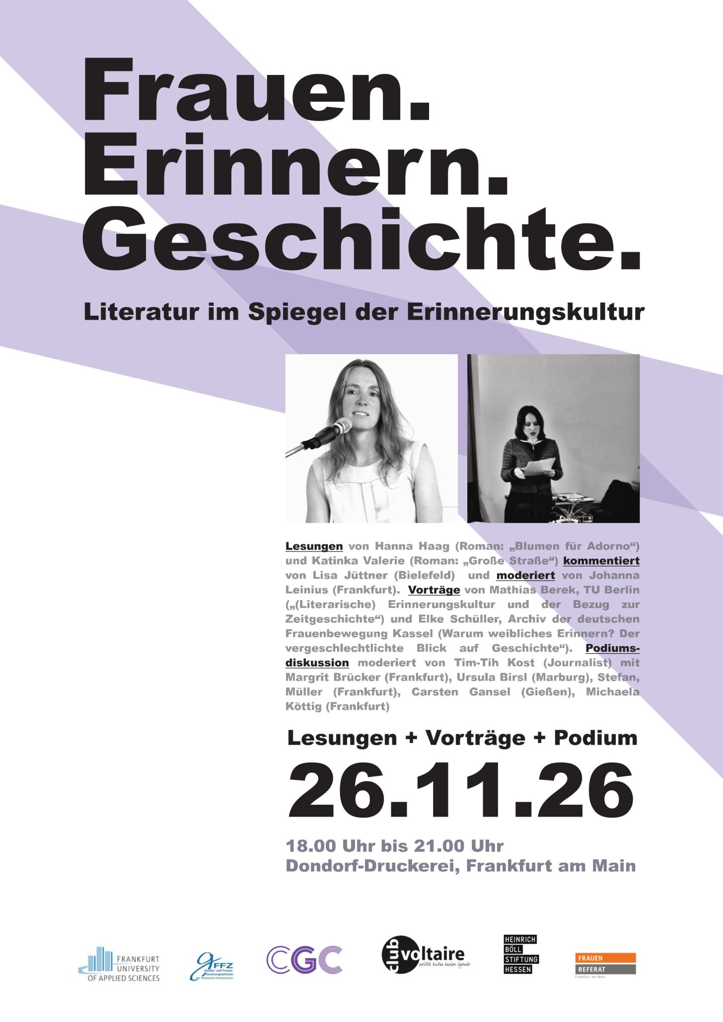 Frauen. Erinnern. Geschichte.