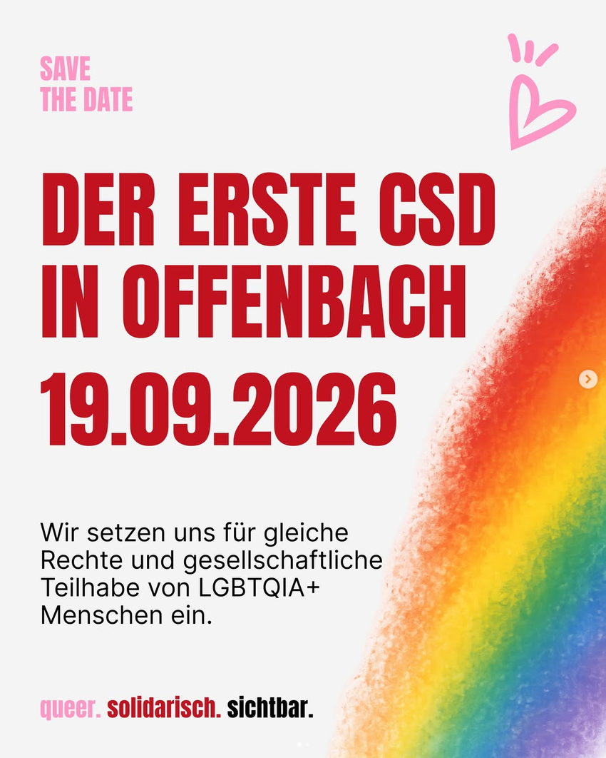 Der erste CSD in Offenbach