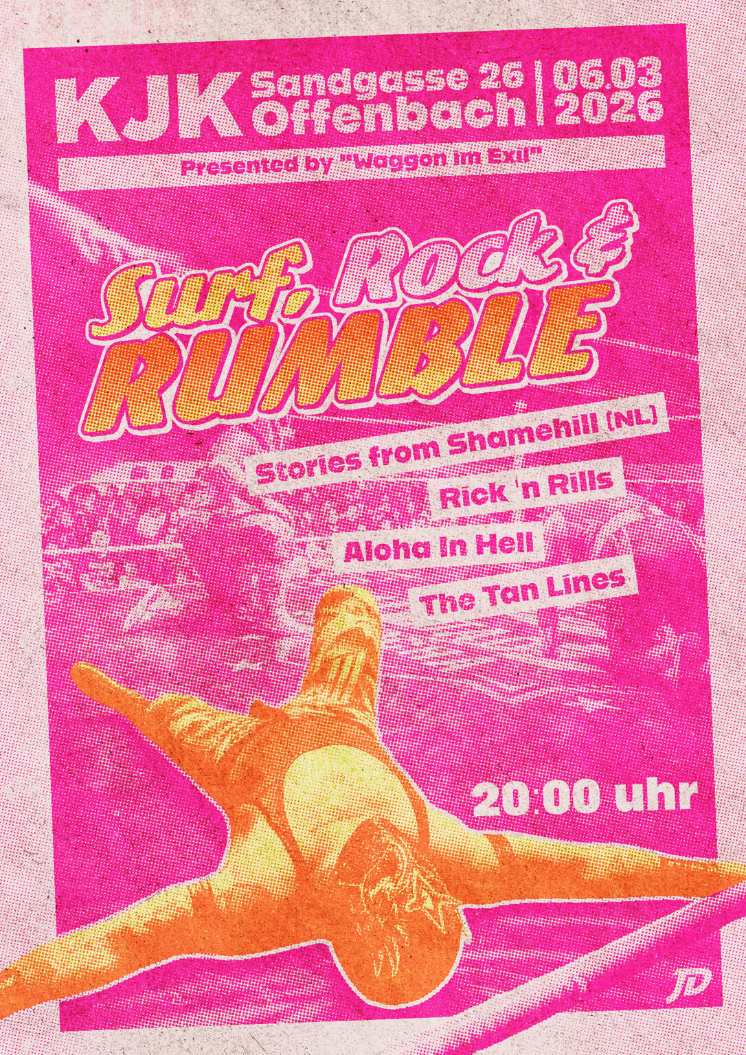 „Surf, Rock & Rumble“ live im KJK Sandgasse