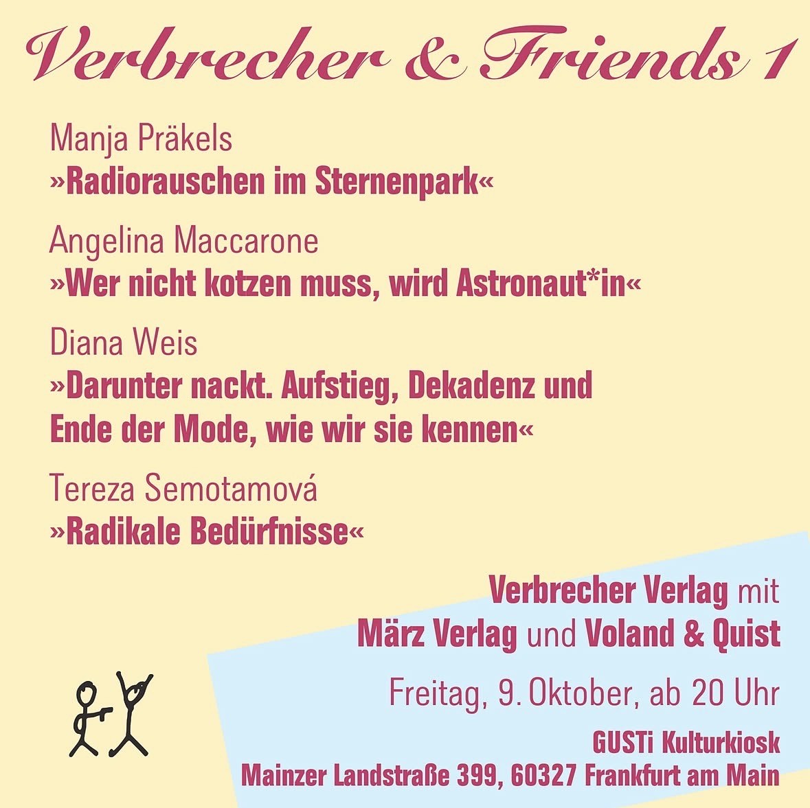 Verbrecher & Friends I